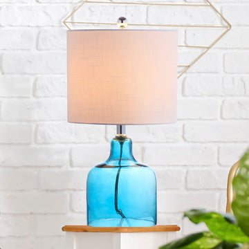 Gemma 19" Glass Bell LED Table Lamp - JONATHAN Y